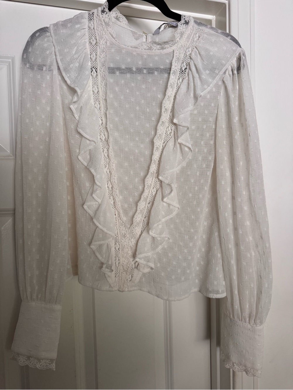 Zara lace blouse Medium